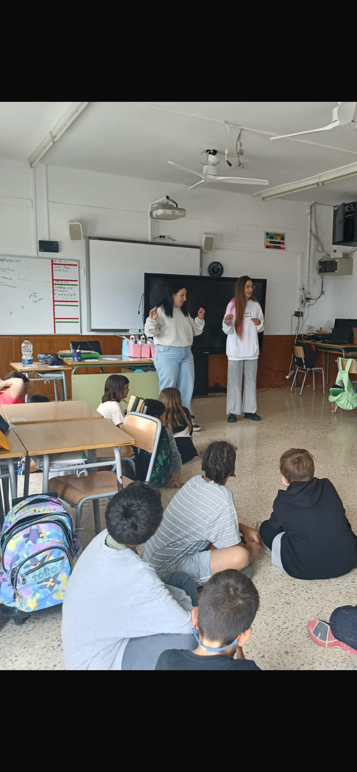 Activitat de taller de BeFreya amb adolescents